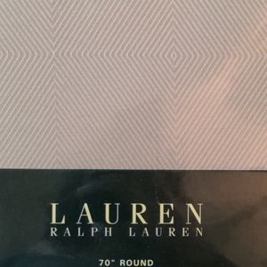 Ralph Lauren 70 in round tablecloth *NEW*